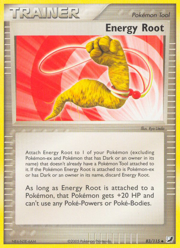 Energy Root (83/115) [EX: Unseen Forces] | L.A. Mood Comics and Games