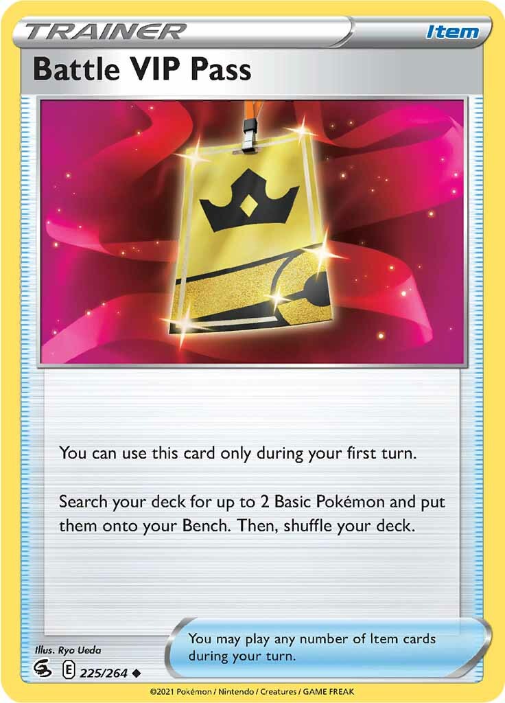 Battle VIP Pass (225/264) [Sword & Shield: Fusion Strike] | L.A. Mood Comics and Games