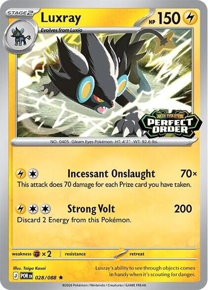 Luxray (028/088) (Perfect Order Stamped) [Miscellaneous Cards] | L.A. Mood Comics and Games