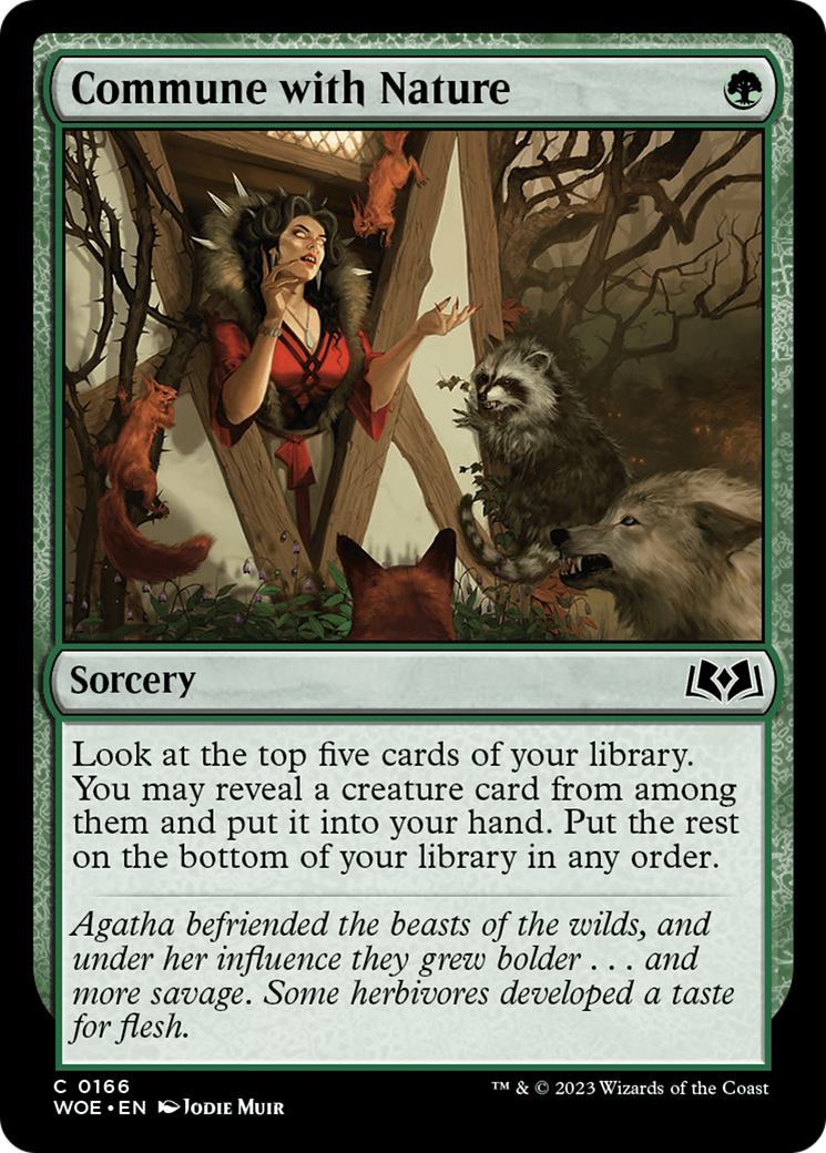 Commune with Nature [Wilds of Eldraine] | L.A. Mood Comics and Games