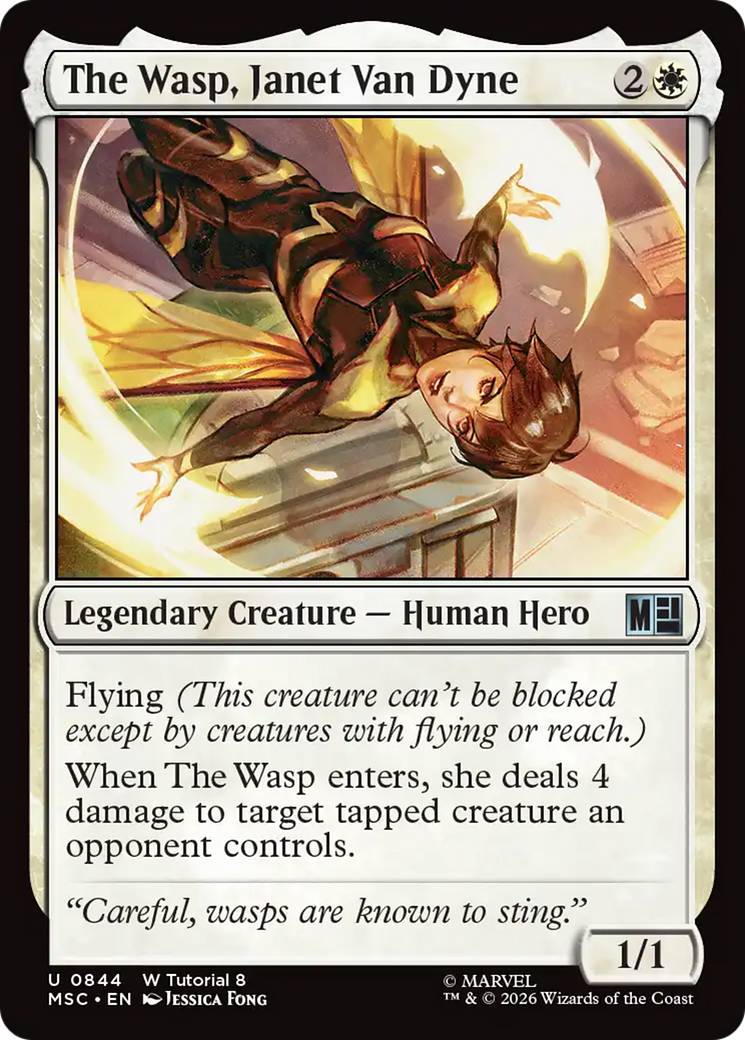 The Wasp, Janet Van Dyne (0844) [Marvel Super Heroes Commander] | L.A. Mood Comics and Games