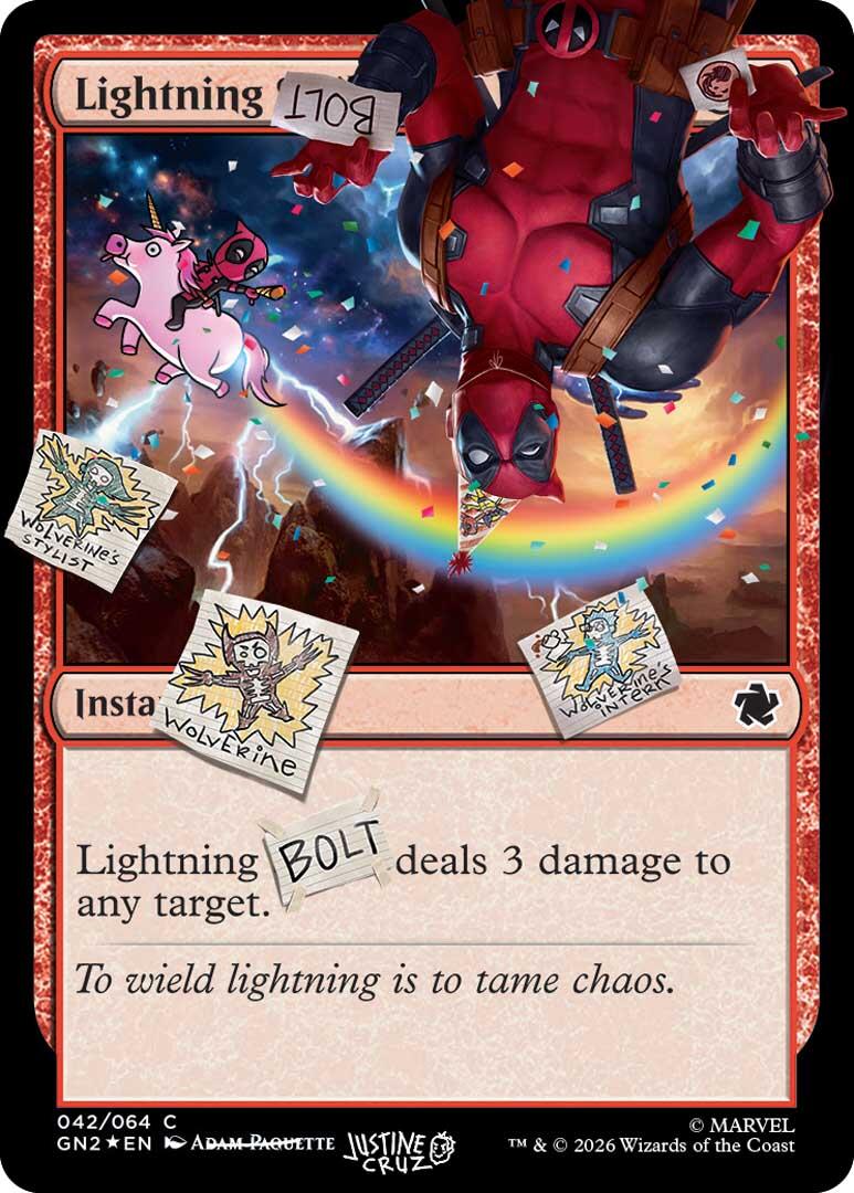 Lightning Bolt (042) (Pool Party Foil) [Secret Lair Drop Series] | L.A. Mood Comics and Games