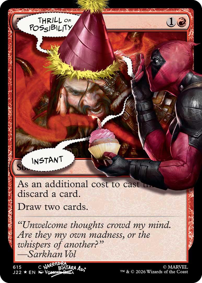 Thrill of Possibility (615) (Pool Party Foil) [Secret Lair Drop Series] | L.A. Mood Comics and Games