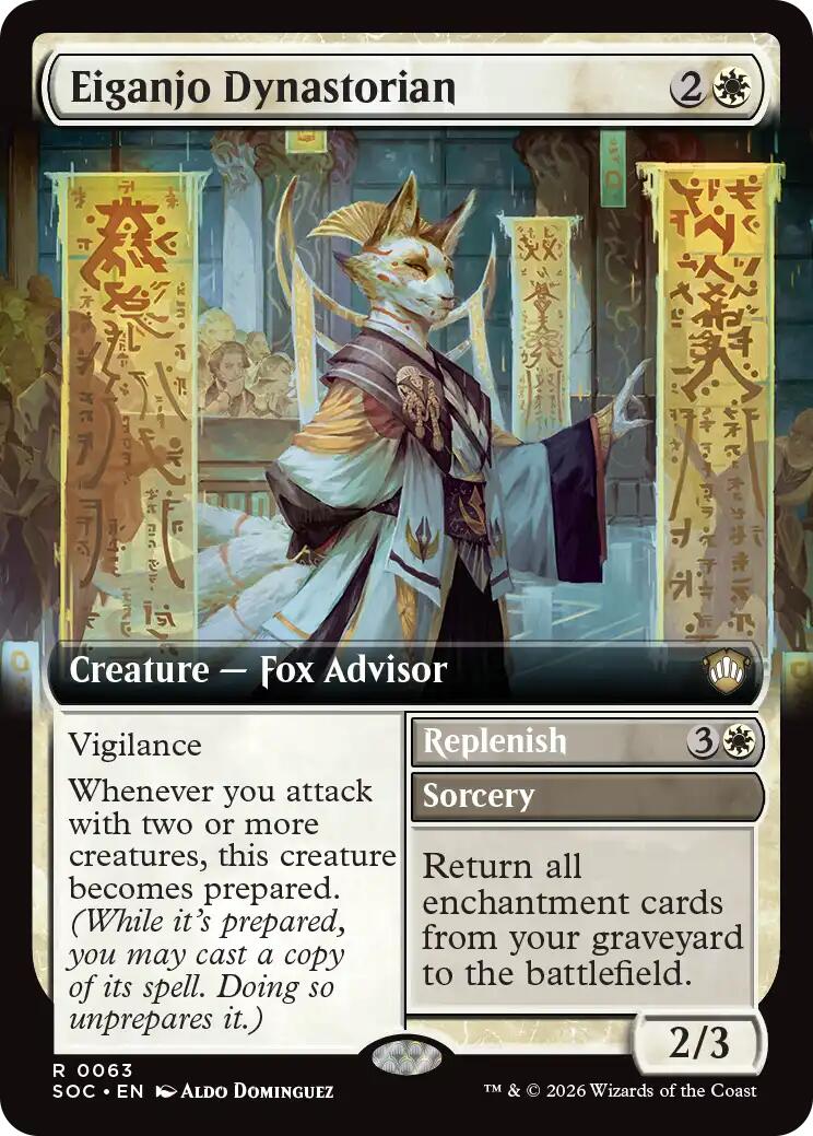 Eiganjo Dynastorian (Extended Art) [Secrets of Strixhaven Commander] | L.A. Mood Comics and Games