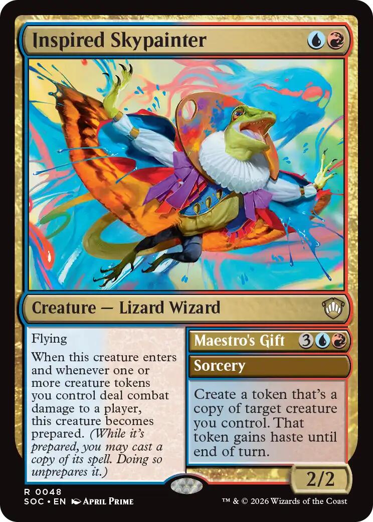 Inspired Skypainter [Secrets of Strixhaven Commander] | L.A. Mood Comics and Games