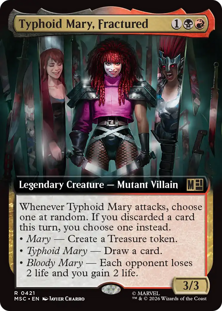 Typhoid Mary, Fractured (Extended Art) [Marvel Super Heroes Commander] | L.A. Mood Comics and Games