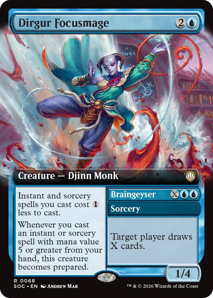 Dirgur Focusmage (Extended Art) [Secrets of Strixhaven Commander] | L.A. Mood Comics and Games