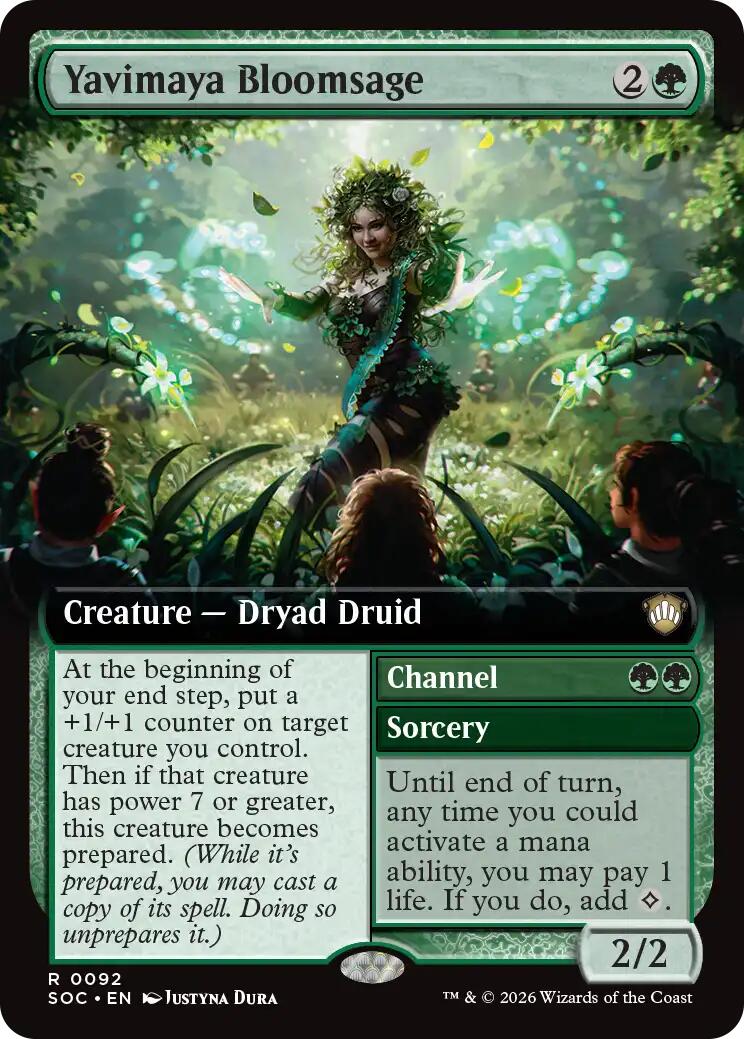 Yavimaya Bloomsage (Extended Art) [Secrets of Strixhaven Commander] | L.A. Mood Comics and Games