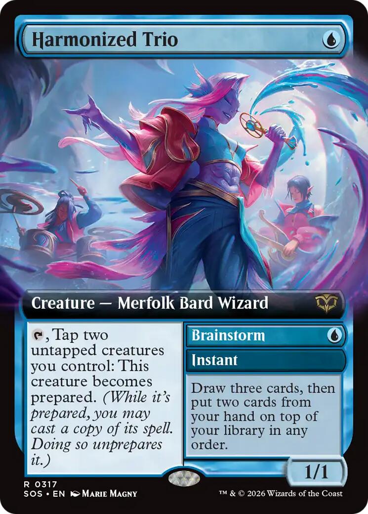 Harmonized Trio (Extended Art) [Secrets of Strixhaven] | L.A. Mood Comics and Games