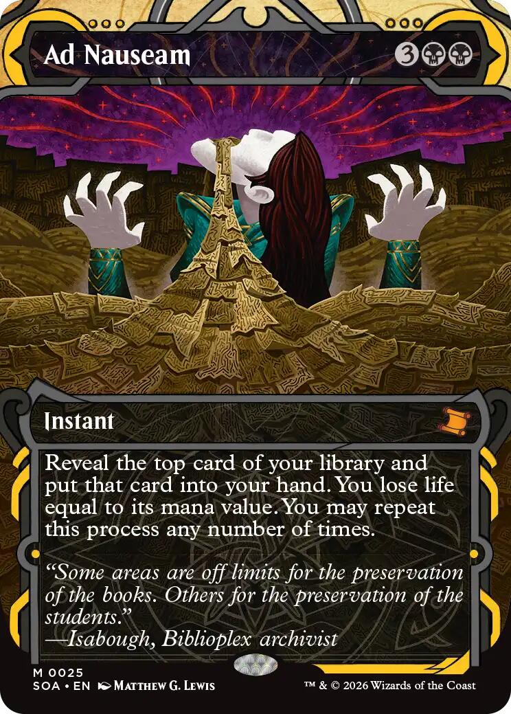Ad Nauseam [Secrets of Strixhaven: Mystical Archive] | L.A. Mood Comics and Games
