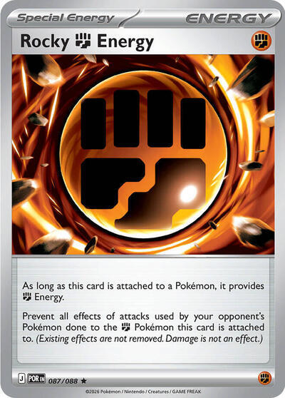 Rocky Fighting Energy (087/088) (Deck Exclusive) [Mega Evolution: Perfect Order] | L.A. Mood Comics and Games