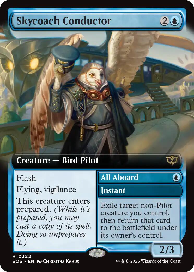 Skycoach Conductor (Extended Art) [Secrets of Strixhaven] | L.A. Mood Comics and Games