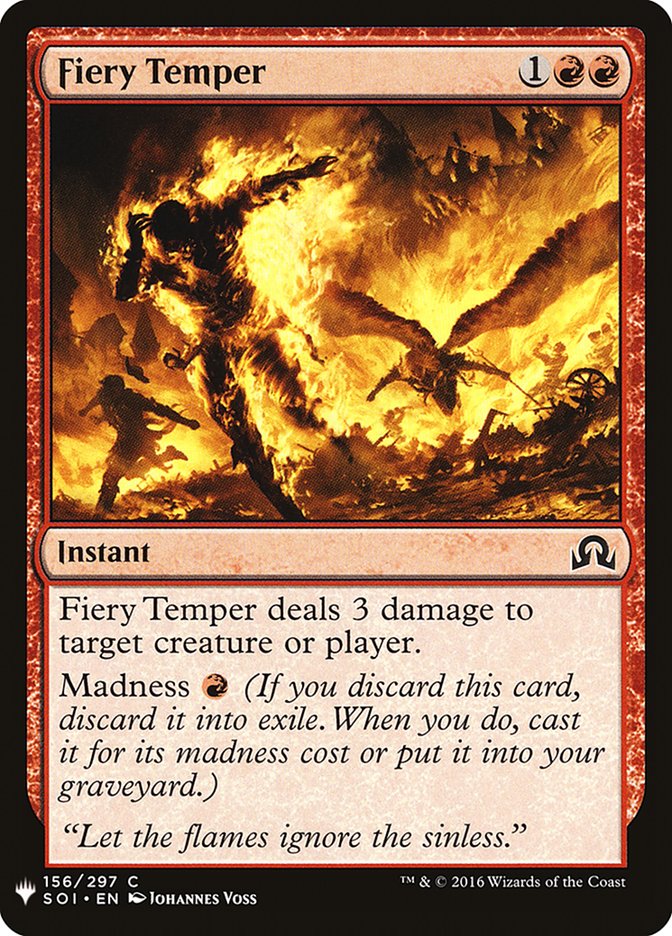 Fiery Temper [Mystery Booster] | L.A. Mood Comics and Games
