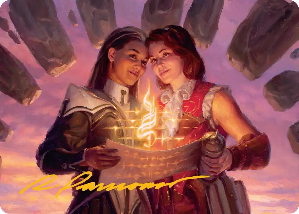 Joined Researchers Art Card (Gold-Stamped Signature) [Secrets of Strixhaven Art Series] | L.A. Mood Comics and Games