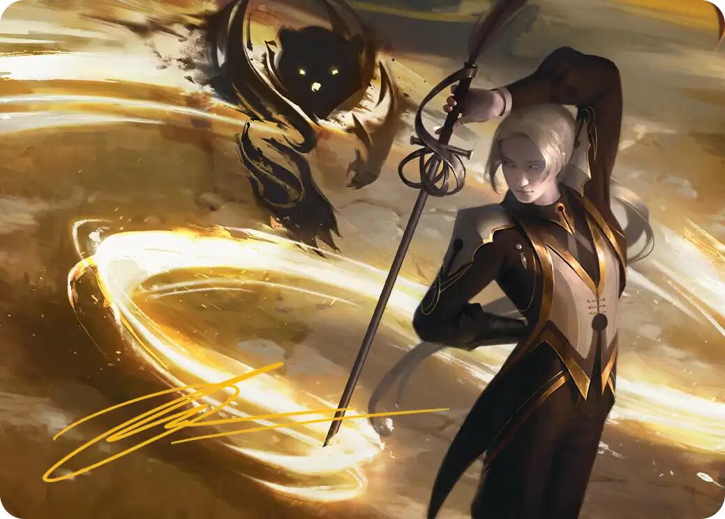 Rapier Wit Art Card (Gold-Stamped Signature) [Secrets of Strixhaven Art Series] | L.A. Mood Comics and Games