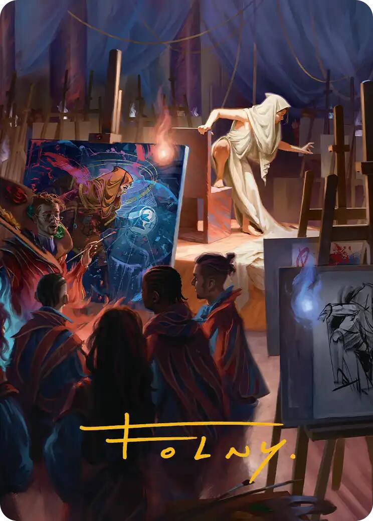Archaeomancer Art Card (Gold-Stamped Signature) [Secrets of Strixhaven Art Series] | L.A. Mood Comics and Games