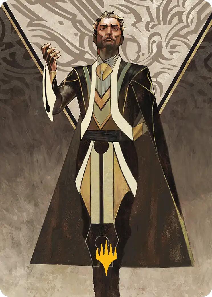 Ral Zarek, Guest Lecturer Art Card (Gold-Stamped Planeswalker Symbol) [Secrets of Strixhaven Art Series] | L.A. Mood Comics and Games