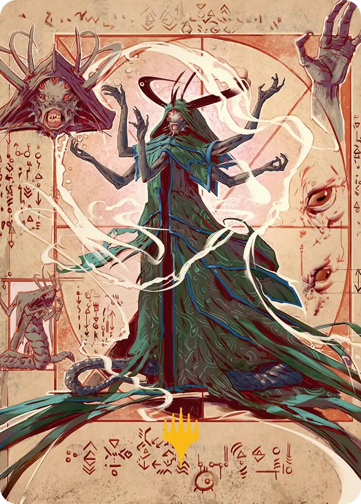 Tragedy Feaster Art Card (Gold-Stamped Planeswalker Symbol) [Secrets of Strixhaven Art Series] | L.A. Mood Comics and Games
