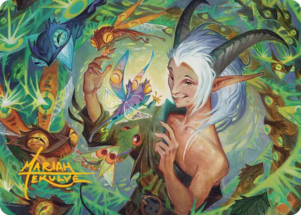 Lumaret's Favor Art Card (Gold-Stamped Signature) [Secrets of Strixhaven Art Series] | L.A. Mood Comics and Games