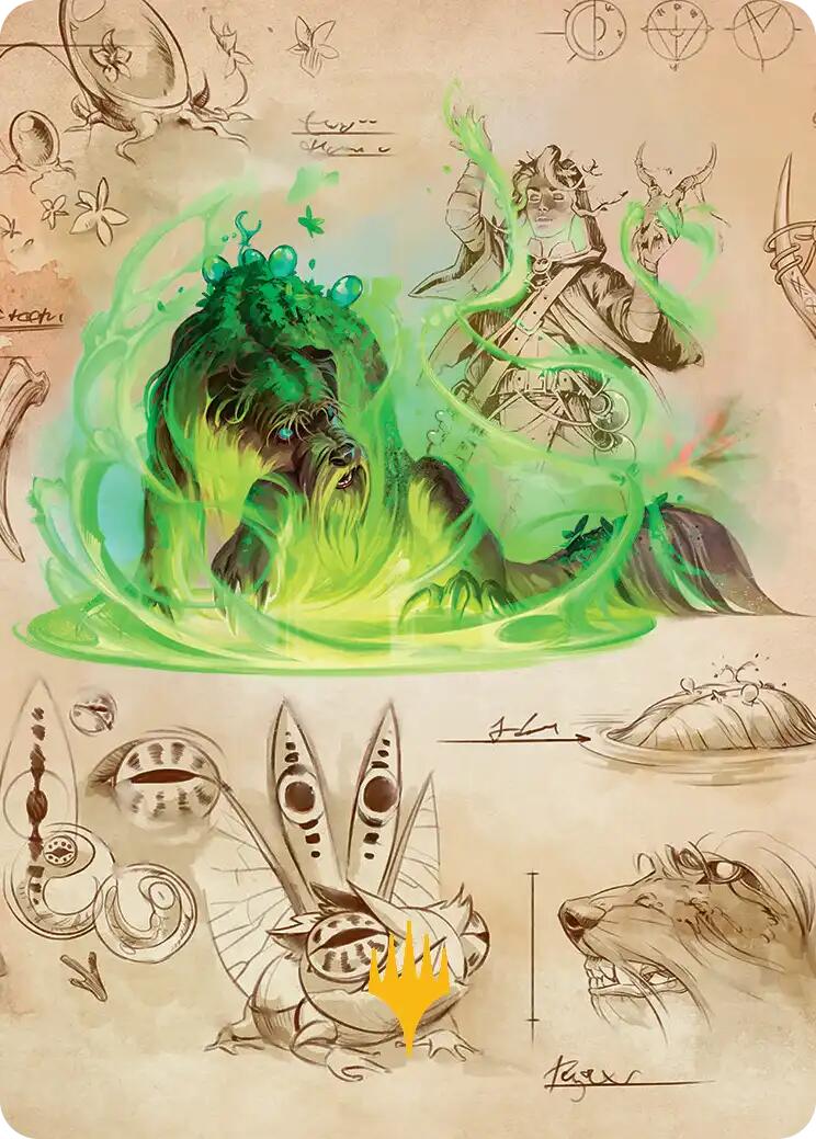 Germination Practicum Art Card (Gold-Stamped Planeswalker Symbol) [Secrets of Strixhaven Art Series] | L.A. Mood Comics and Games