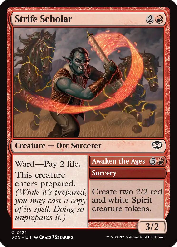 Strife Scholar [Secrets of Strixhaven] | L.A. Mood Comics and Games