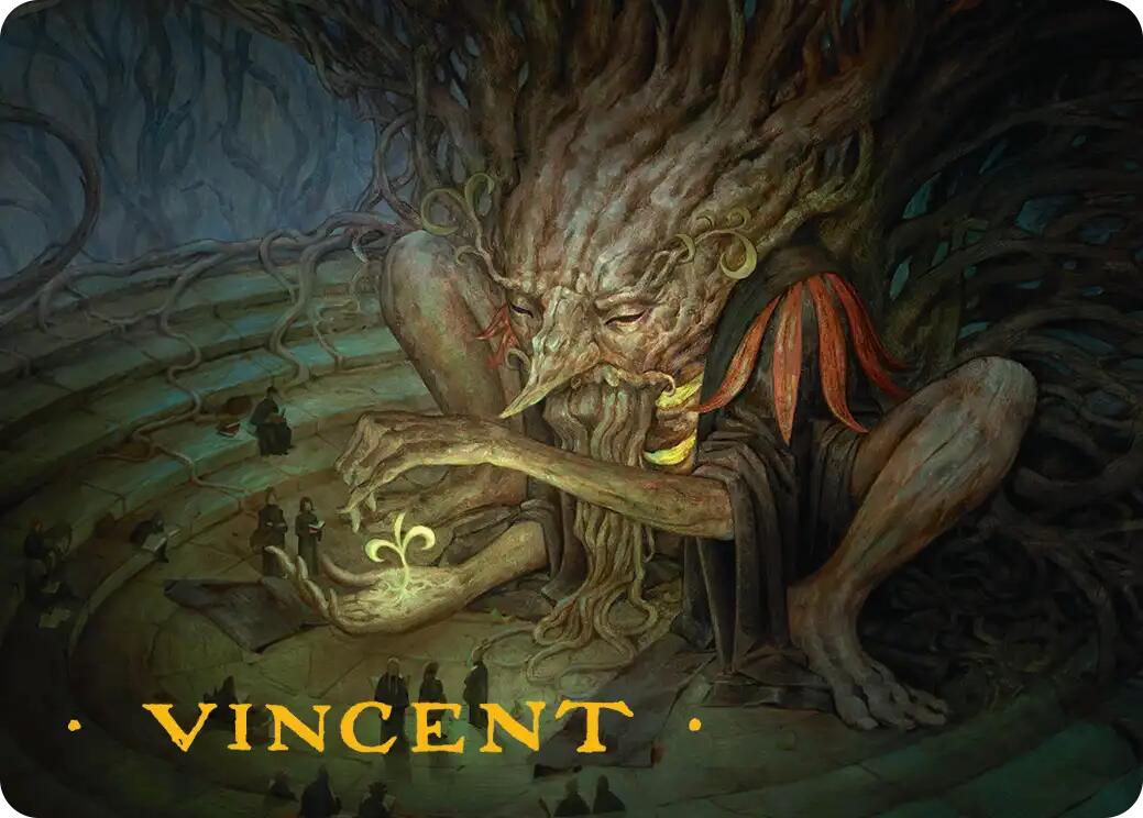 Old-Growth Educator Art Card (Gold-Stamped Signature) [Secrets of Strixhaven Art Series] | L.A. Mood Comics and Games