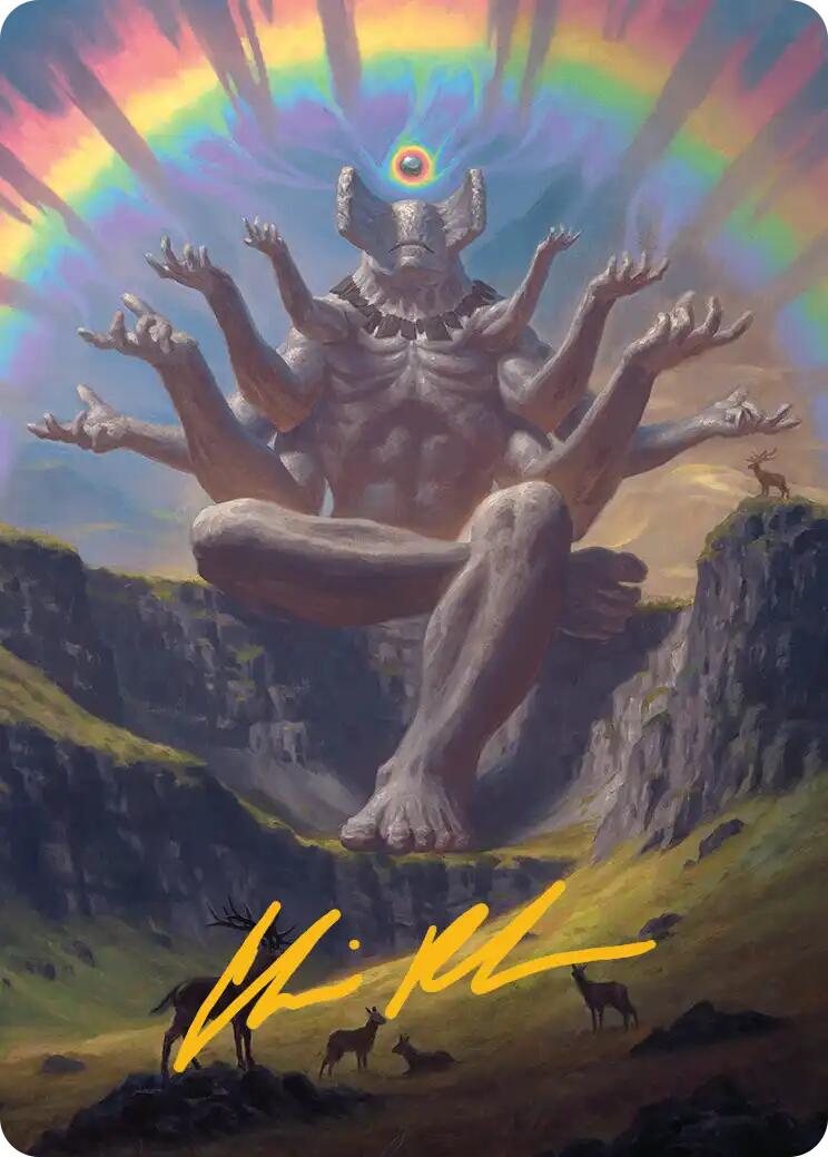 Transcendent Archaic Art Card (Gold-Stamped Signature) [Secrets of Strixhaven Art Series] | L.A. Mood Comics and Games