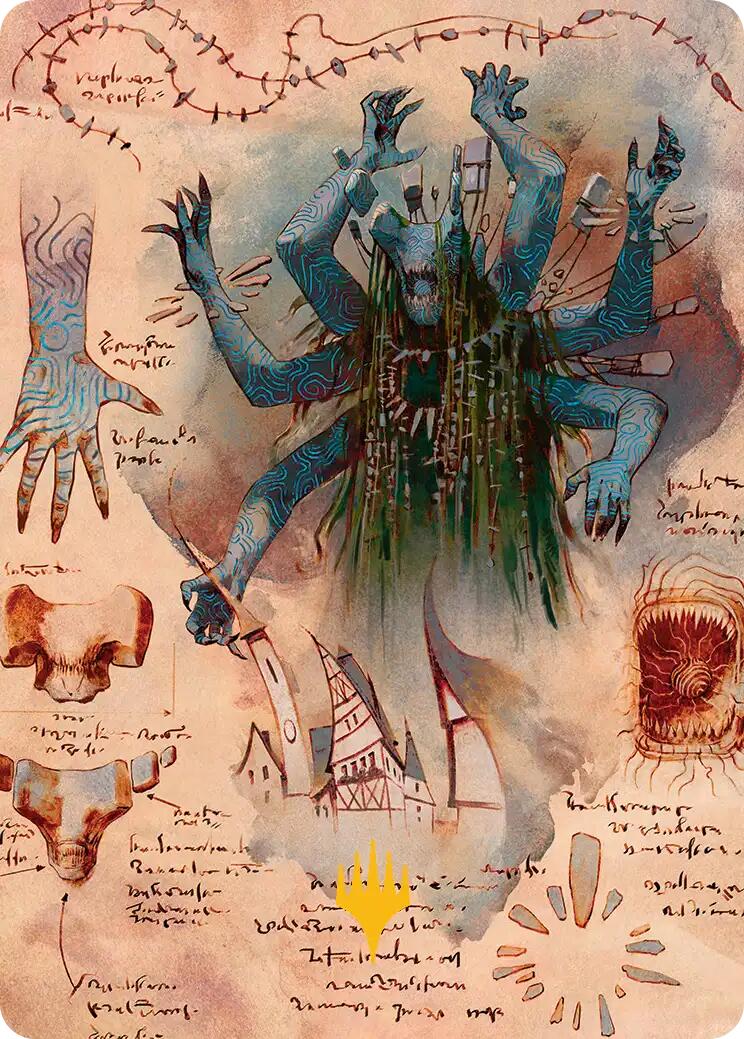 The Dawning Archaic Art Card (Gold-Stamped Planeswalker Symbol) [Secrets of Strixhaven Art Series] | L.A. Mood Comics and Games