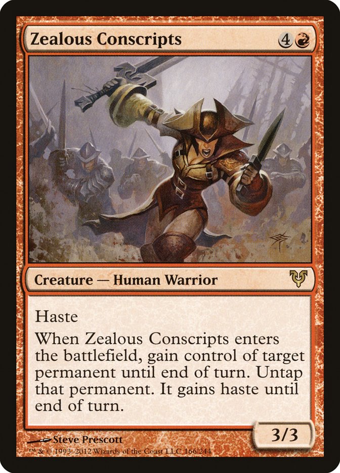 Zealous Conscripts [Avacyn Restored] | L.A. Mood Comics and Games