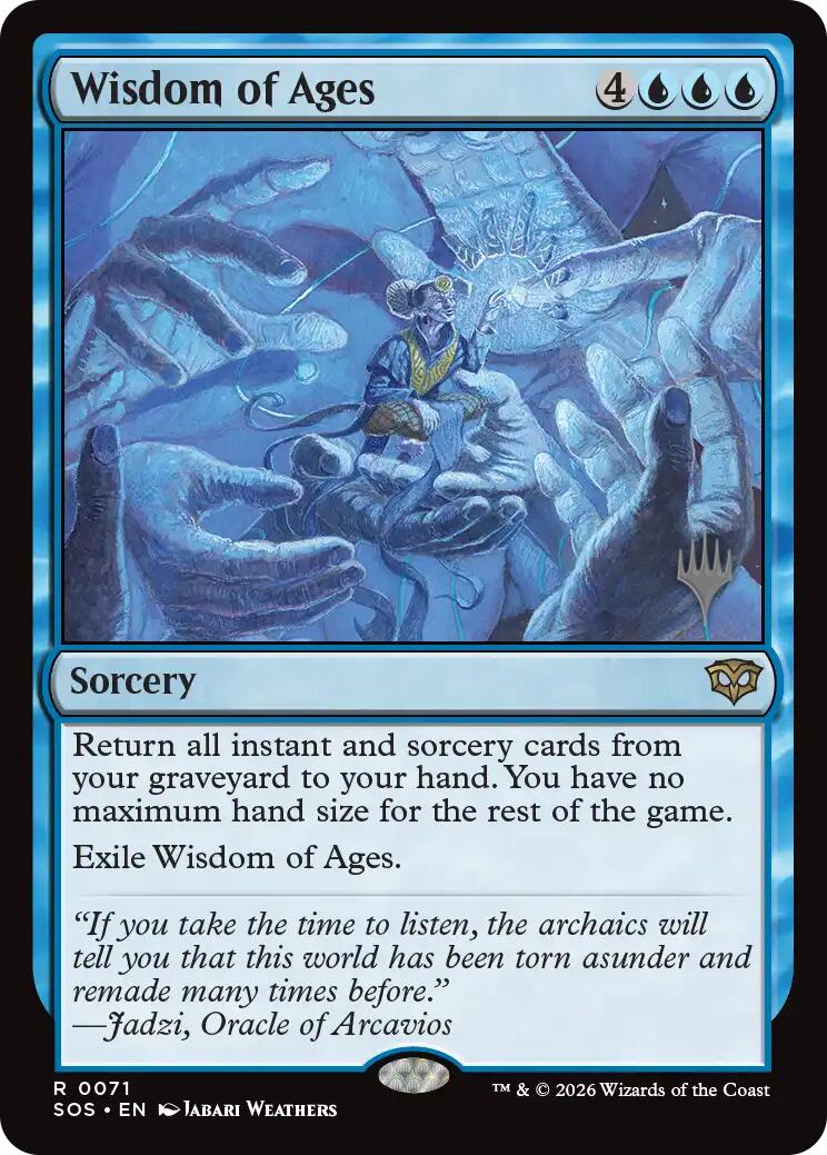 Wisdom of Ages [Secrets of Strixhaven Promos] | L.A. Mood Comics and Games