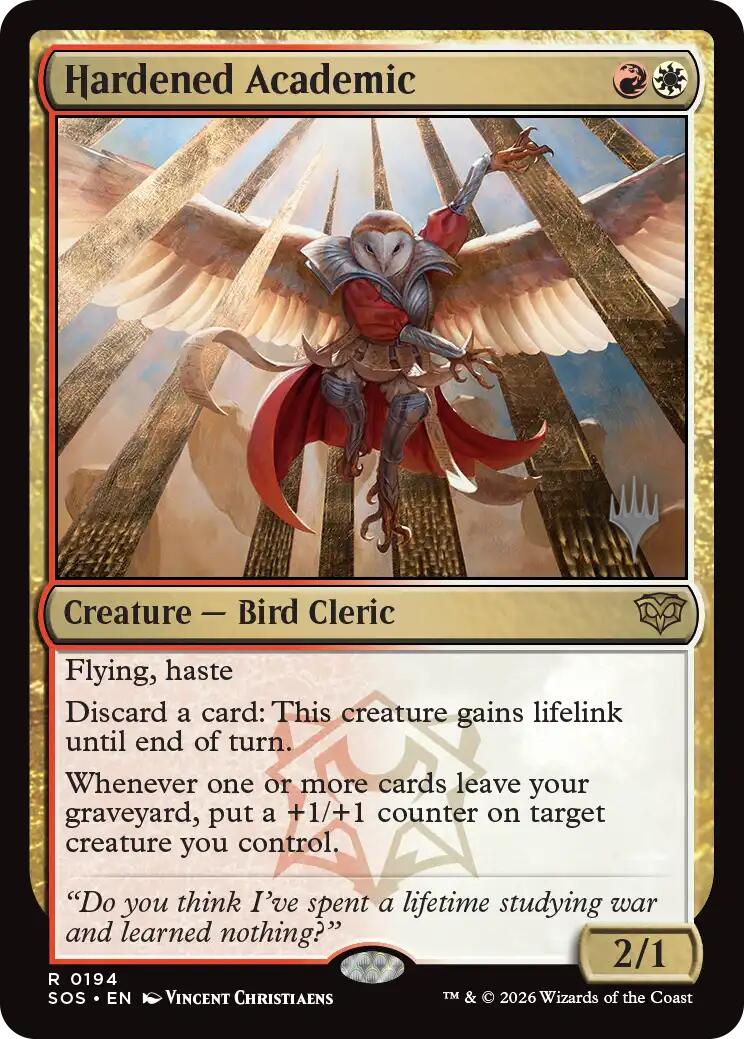Hardened Academic [Secrets of Strixhaven Promos] | L.A. Mood Comics and Games