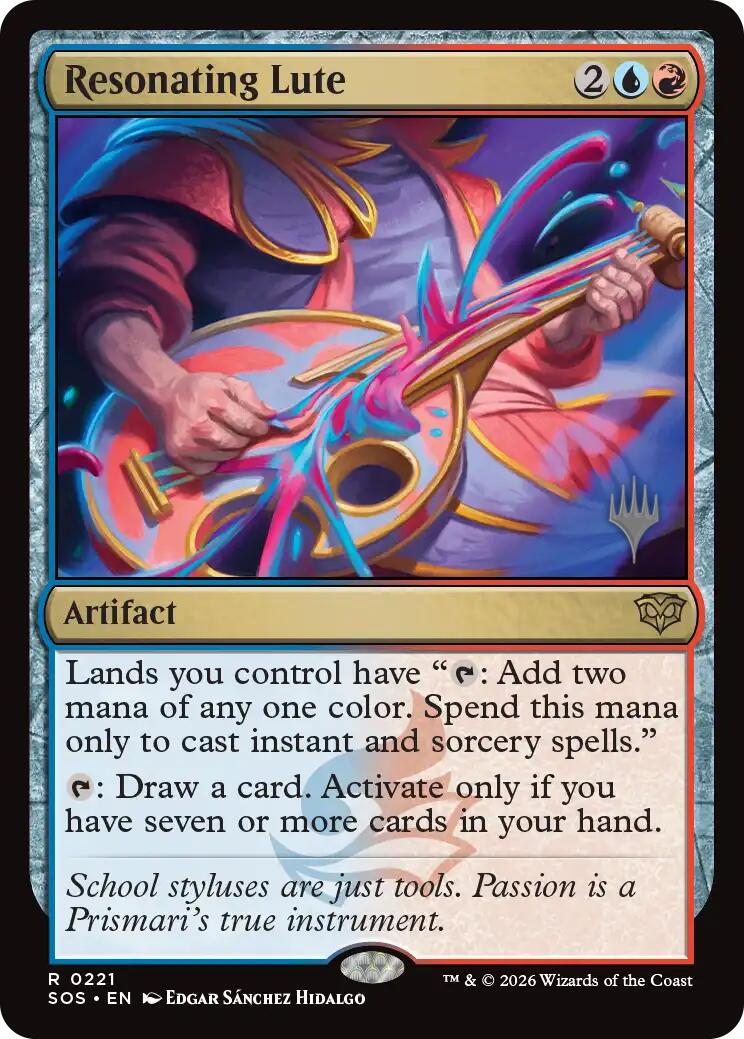 Resonating Lute [Secrets of Strixhaven Promos] | L.A. Mood Comics and Games