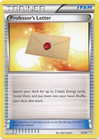 Professor's Letter (24/30) [XY: Trainer Kit - Noivern] | L.A. Mood Comics and Games