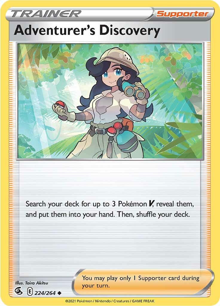 Adventurer's Discovery (224/264) [Sword & Shield: Fusion Strike] | L.A. Mood Comics and Games