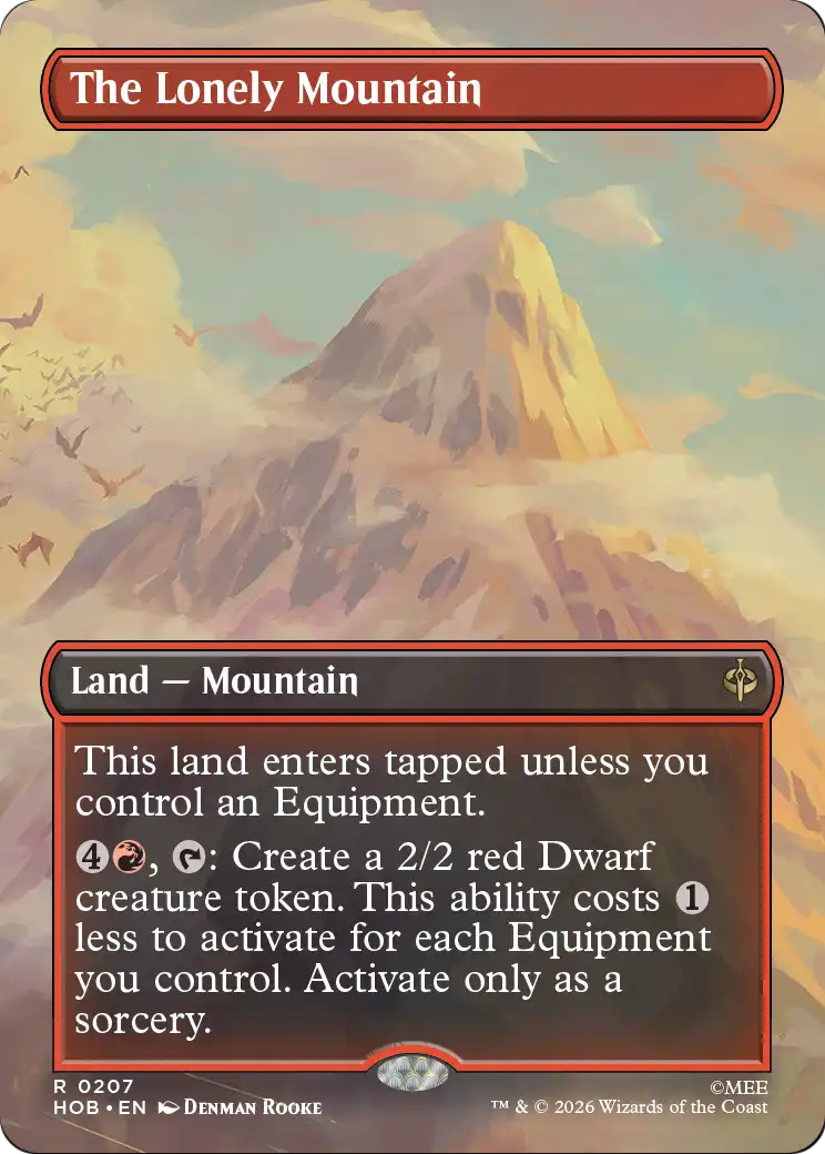 The Lonely Mountain (Borderless) (0207) [The Hobbit] | L.A. Mood Comics and Games