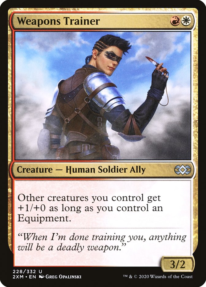 Weapons Trainer [Double Masters] | L.A. Mood Comics and Games