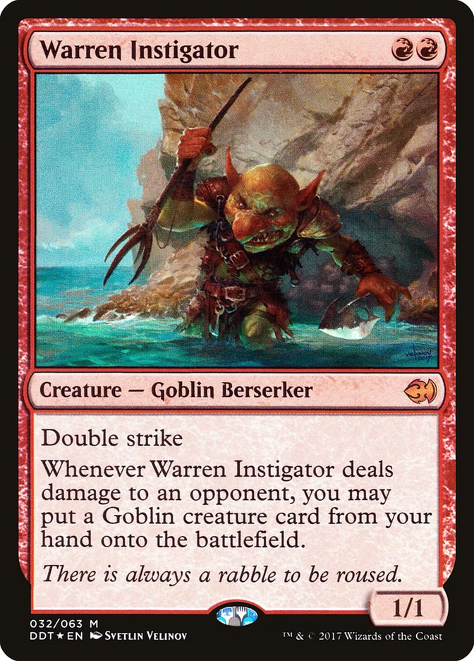 Warren Instigator [Duel Decks: Merfolk vs. Goblins] | L.A. Mood Comics and Games