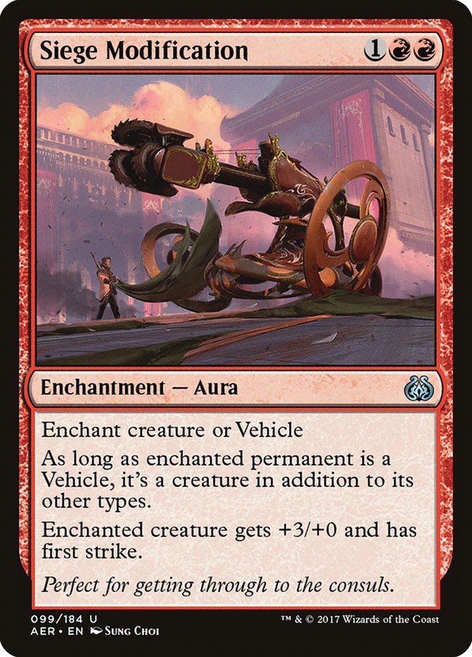 Siege Modification [Aether Revolt] | L.A. Mood Comics and Games