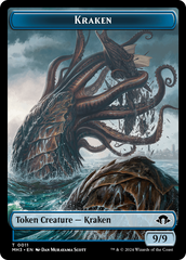 Kraken // Energy Reserve Double-Sided Token [Modern Horizons 3 Tokens] | L.A. Mood Comics and Games