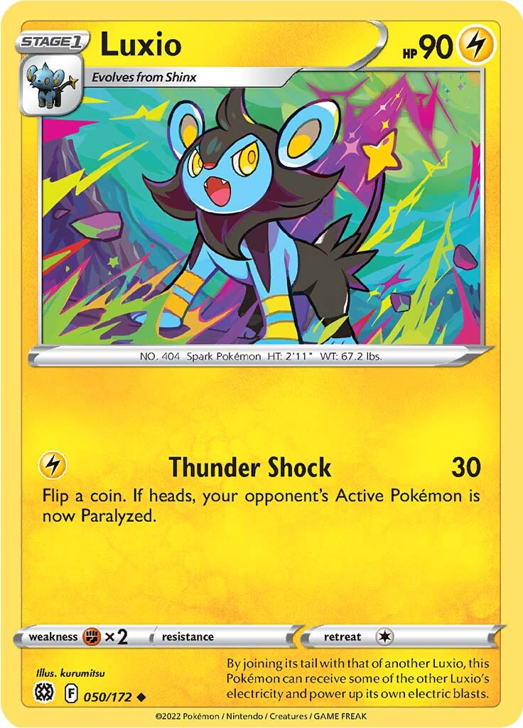 Luxio (050/172) [Sword & Shield: Brilliant Stars] | L.A. Mood Comics and Games