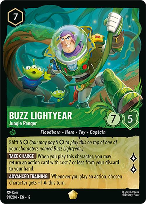 Buzz Lightyear - Jungle Ranger (91/204) [Wilds Unknown] | L.A. Mood Comics and Games
