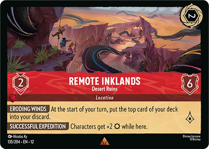 Remote Inklands - Desert Ruins (135/204) [Wilds Unknown] | L.A. Mood Comics and Games