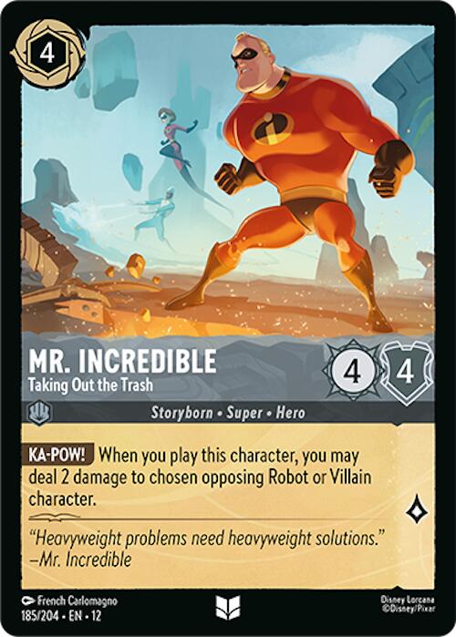 Mr. Incredible - Taking Out the Trash (185/204) [Wilds Unknown] | L.A. Mood Comics and Games