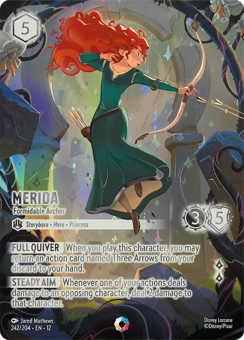 Merida - Formidable Archer (Iconic) (242/204) [Wilds Unknown] | L.A. Mood Comics and Games