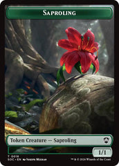 Saproling // Pest (0023) Double-Sided Token [Secrets of Strixhaven Commander Tokens] | L.A. Mood Comics and Games