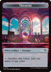 Primo, The Indivisble // Treasure Double-Sided Token [Secrets of Strixhaven Commander Tokens] | L.A. Mood Comics and Games