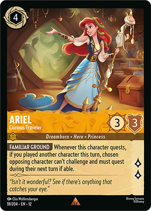 Ariel - Curious Traveler (18/204) [Wilds Unknown] | L.A. Mood Comics and Games