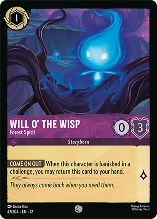Will o' the Wisp - Forest Spirit (47/204) [Wilds Unknown] | L.A. Mood Comics and Games