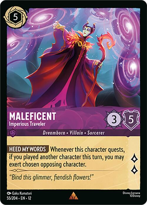 Maleficent - Imperious Traveler (55/204) [Wilds Unknown] | L.A. Mood Comics and Games