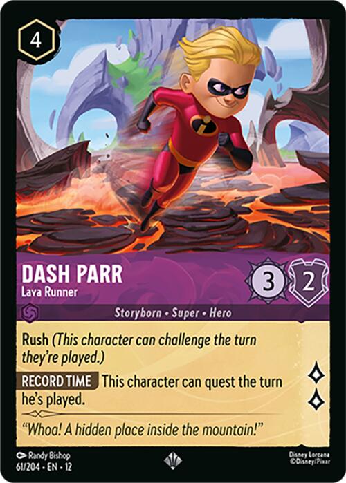 Dash Parr - Lava Runner (61/204) [Wilds Unknown] | L.A. Mood Comics and Games